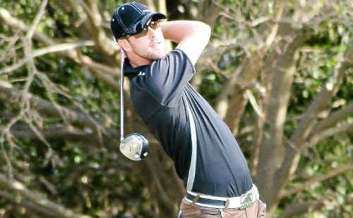 Kurt Carlson on his way to winning the Yamba Pro-Am with a final round 68. Kurt Carlson on his way to winning the Yamba Pro-Am with a final round 68.
